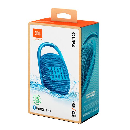 JBL Clip 4 Eco - Blue - Ultra-portable Waterproof Speaker - Detailshot 5 JBL Clip 4 Eco - Blue - Ultra-portable Waterproof Speaker - Detailshot 5